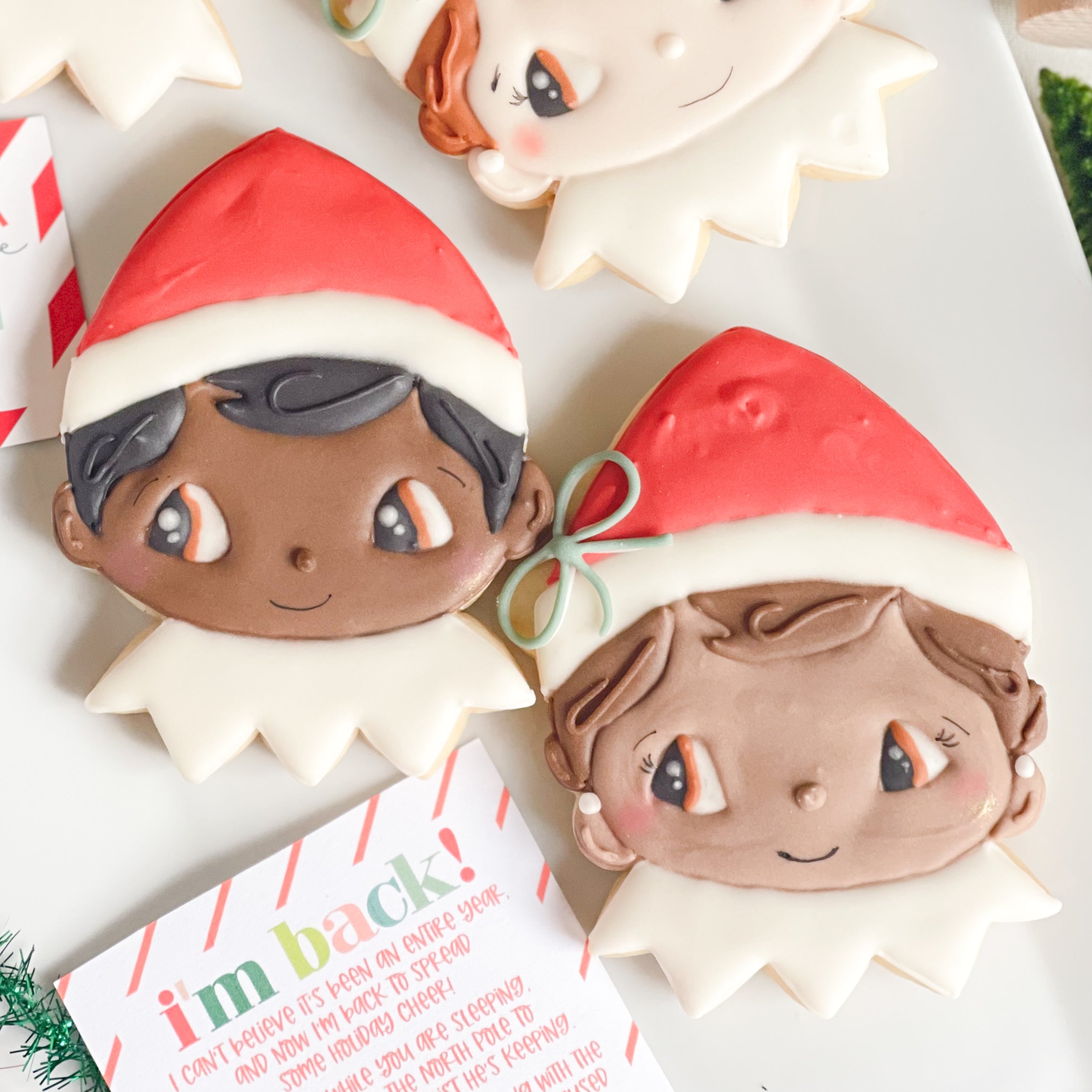 Personalized Elf Cookie